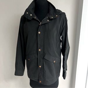 HAUTE MONDE Black Windbreaker Jacket
